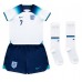 Cheap England Jack Grealish #7 Home Football Kit Children World Cup 2022 Short Sleeve (+ pants)
